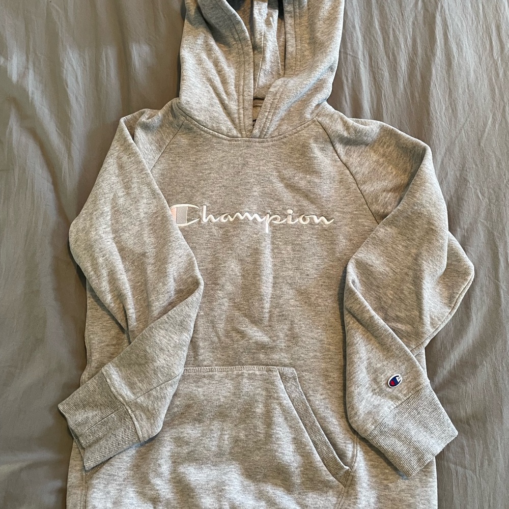 GIRLS CHAMPION HOODIE SWEATSHIRT - SIZE L